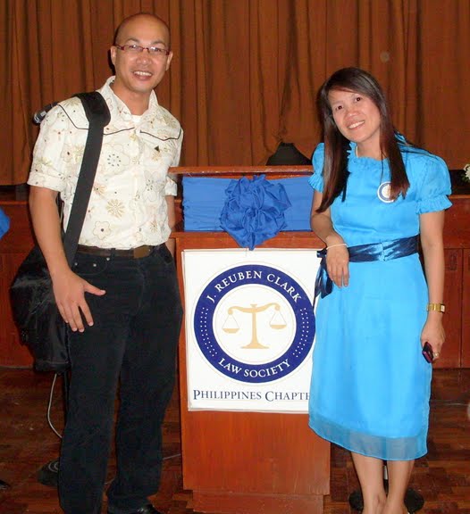 The author with Atty. Mhe-Anne Ojeda, JRCLS-Philippines Secretary General